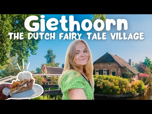 A day in Giethoorn fairy tale village 🌳✨ Netherlands travel vlog