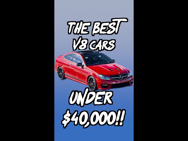 The BEST V8 Sports Cars under $40,000!!