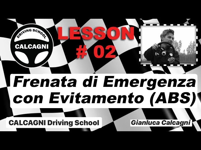 02 FRENATA di EMERGENZA con evitamento – A lezioni di guida con Gianluca Calcagni