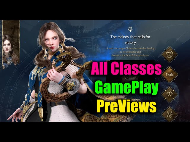 Legend of Ymir All Classes GamePlay Previews