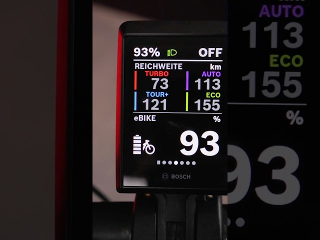 Das größte Bosch Farbdisplay fürs E-Bike