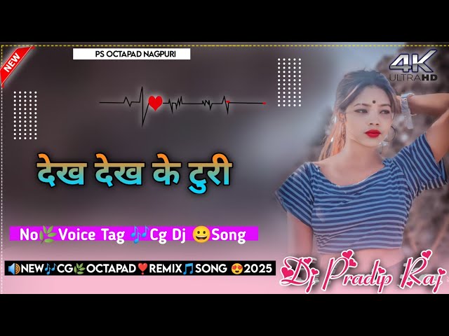 No Voice Tag Cg 2025 _ New Cg Octapa 2025  Dekh Dekh Ke Turi _ Octapad Cg Dj Song 2024  Octapad Mixx