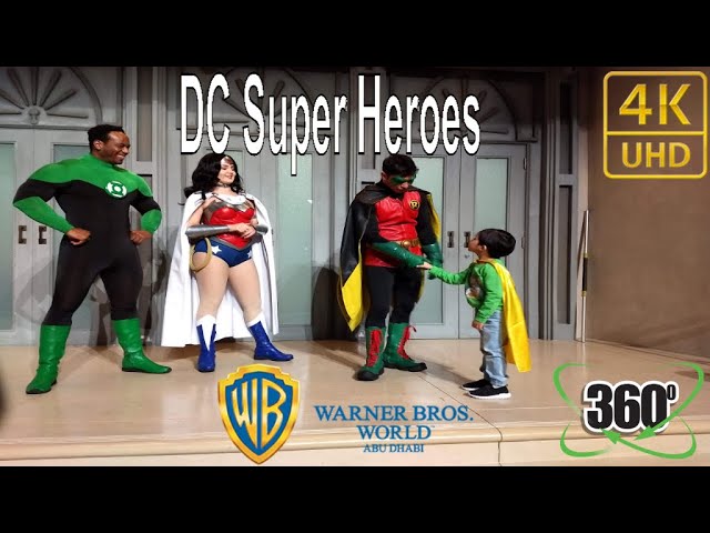 360 Video  | Warner bros. World Abu Dhabi |DC Super Heroes in Training | P2