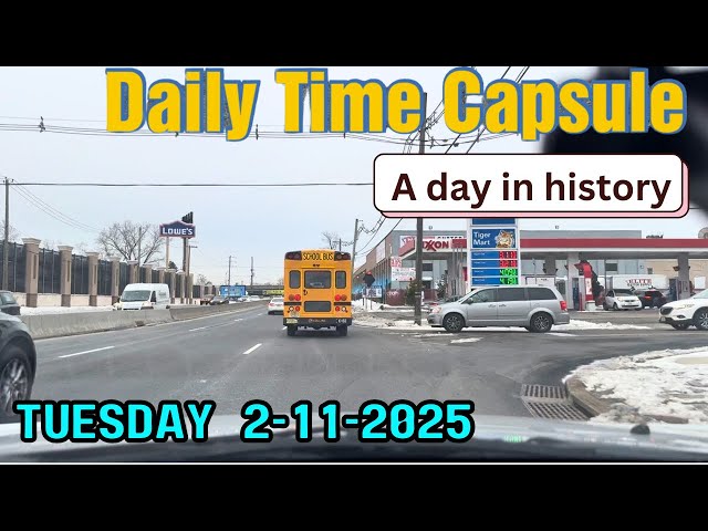 2-11-25 Daily time capsule #bergencounty #history #nycnews #passaiccounty #paterson #news #driving