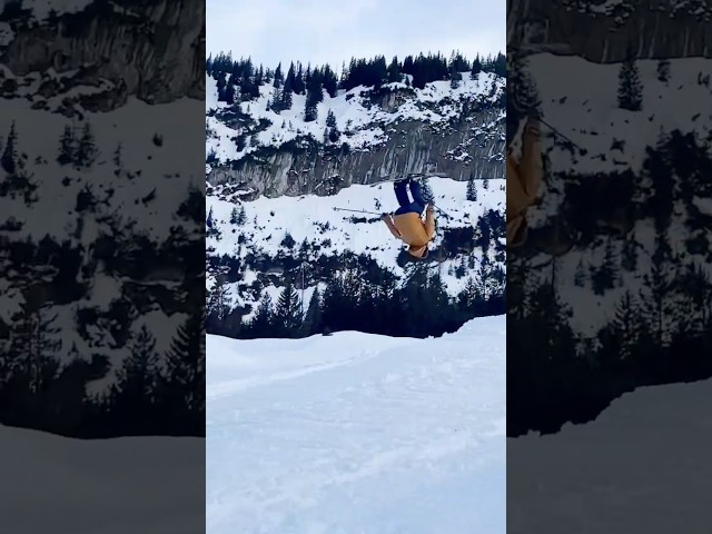 Join a Freestyle Camp | Our guest fulfilled his dream of stomping a backflip. #backflip #skiing