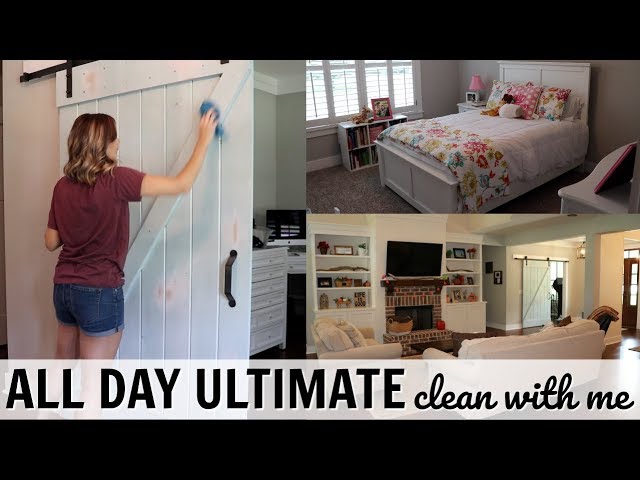 ALL DAY ULTIMATE CLEAN WITH ME // EXTREME CLEANING MOTIVATION // WHOLE HOUSE CLEANING