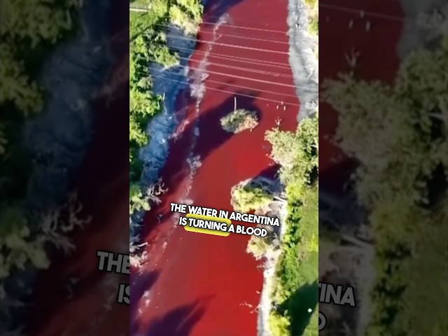 Water In Argentina Is Turning Red 😳