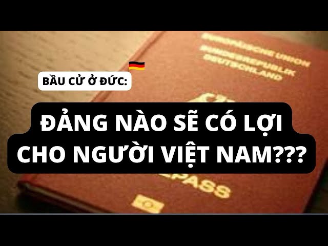 BẦU CỬ 🇩🇪: chính sách NHẬP CƯ và KINH TẾ