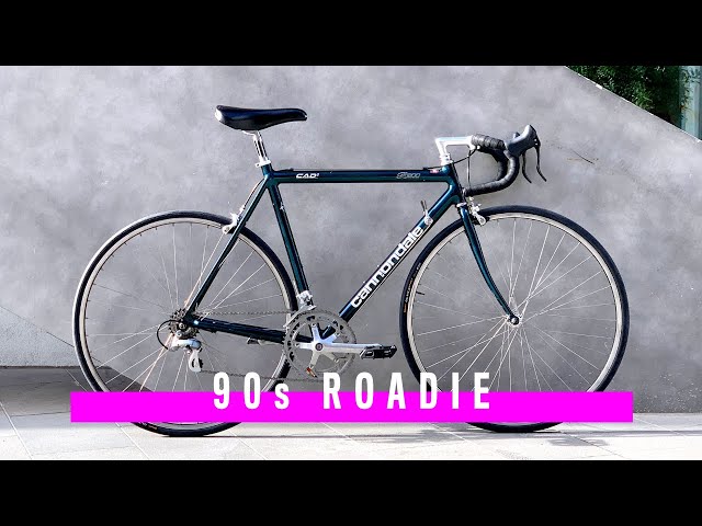 saving a 90s cannondale - vintage road bike build & restoration