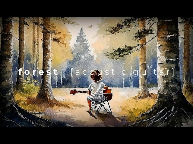 [ forest acoustic guitar ] the sound of a clear guitar in a deep forest (feat. birds)