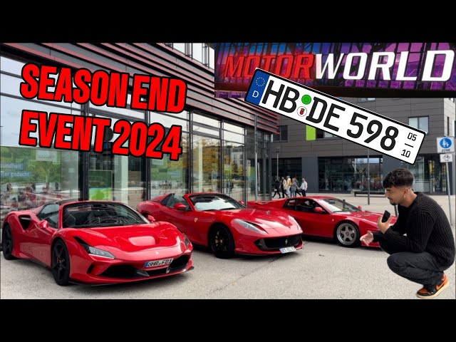 RIESEN SAISON END EVENT von MOTORWORLD STUTTGART Motortreff mit SUPERCARS, HYPERCARS | Knaxelyas