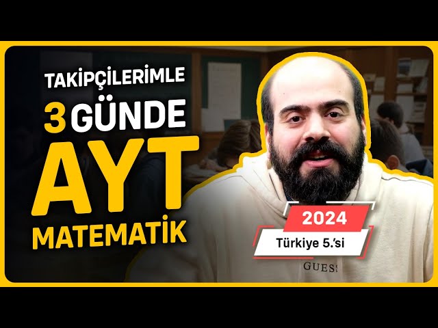 Duyuru - Takipçilerimle 3 Günde AYT Matematik #tyt #ayt #yks