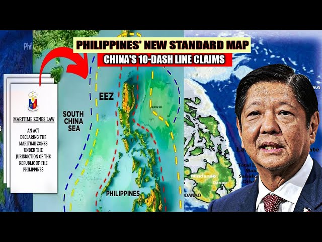 The Philippines New Standard Map That Countered China's 10 Dash Line