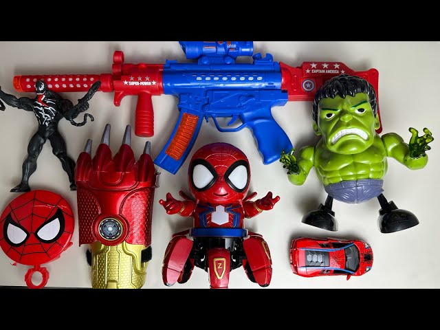 27 minute exciting Spider Man series toy unboxing, Marvel hero characters, popular action figures.