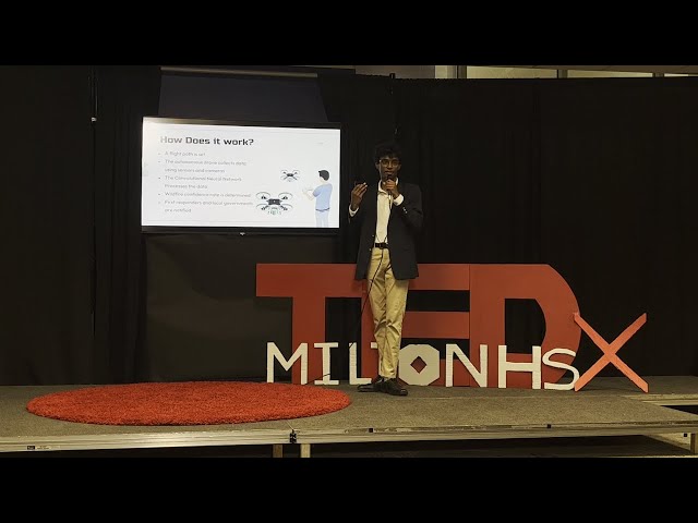 How Autonomous Drones Can Save Lives | Tanish Karnala | TEDxMilton HS