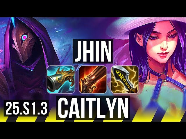 JHIN & Vel'Koz vs CAITLYN & Thresh (ADC) | 10/2/5 | KR Diamond | 25.S1.3