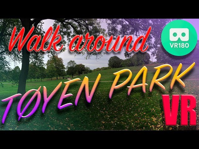 A walk around Tøyen Park VR180