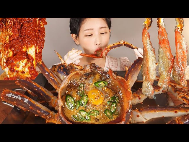 역대급 킹크랩장 🦀 드디어 먹습니다 킹크랩 간장게장 Soy Sauce Marinated Raw King Crab [eating show]mukbang korean food