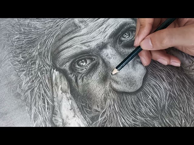 How to Shade a Realistic PENCIL Drawing 🅵🅰🅲🅸🅻 | LIGHTS 🌞 and SHADOWS 🌚