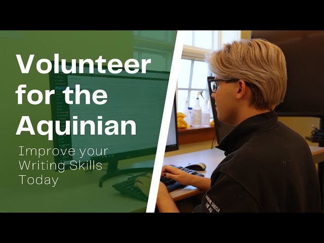 Volunteer for the Aquinian