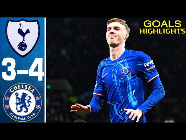 Tottenham vs Chelsea 3-4 - All Goals and Highlights - 2024