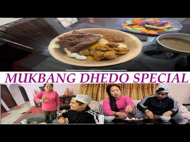 First time MUKBANG DHEDO SPECIAL With my mom 😍❤️🌍 || SAGARABBU ChannneL ||