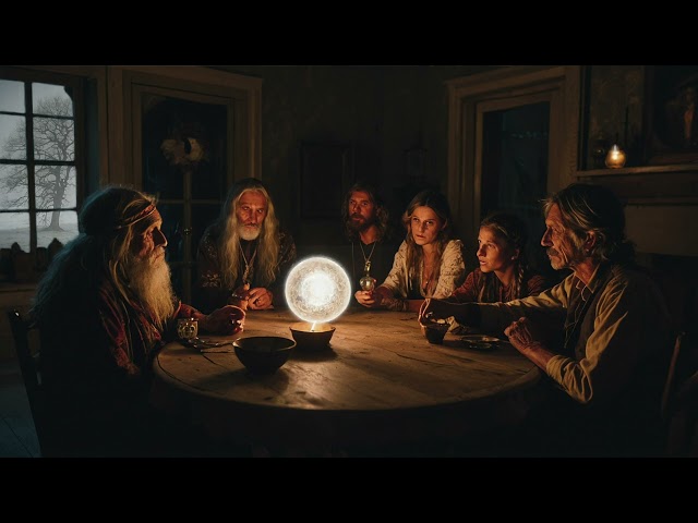 A family gathering in an old victorian farmhouse on a stormy night for a seance, what could go wrong