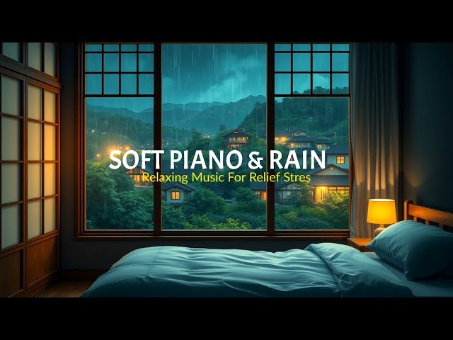 Beautiful Piano & Rain Sounds 4#| Relaxing Music for Sleep, Study & Stress Relief