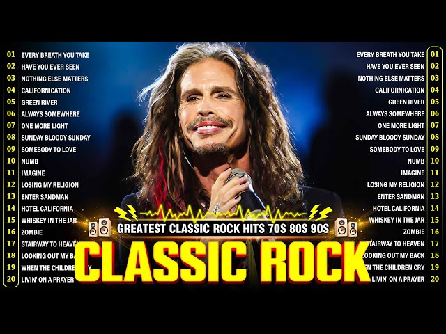 Top 100 Best Classic Rock Songs Of All Time 🔥 Queen, Nirvana, Scorpions, Aerosmith, ACDC, Bon Jovi