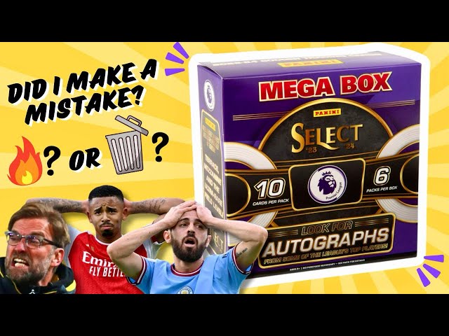 23/24 Panini Select Premier League Mega Box Soccer Cards! Took One For The Team | Let’s Rip!