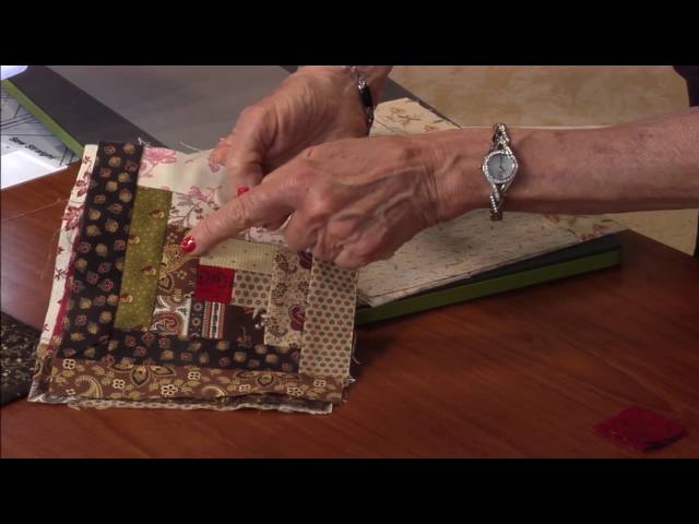 Lessons with Eleanor Burns - Using the Log Cabin Die