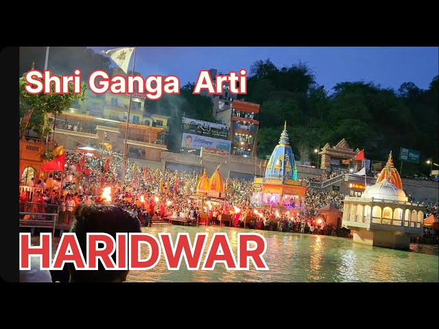 Ganga Arti Haridwar (Har  Ki Pauri) 2023 ll Backpacker's Desi