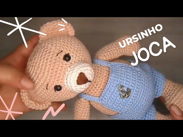 [passo a passo] Como fazer um urso em crochê  amigurumi - ursinho Joca