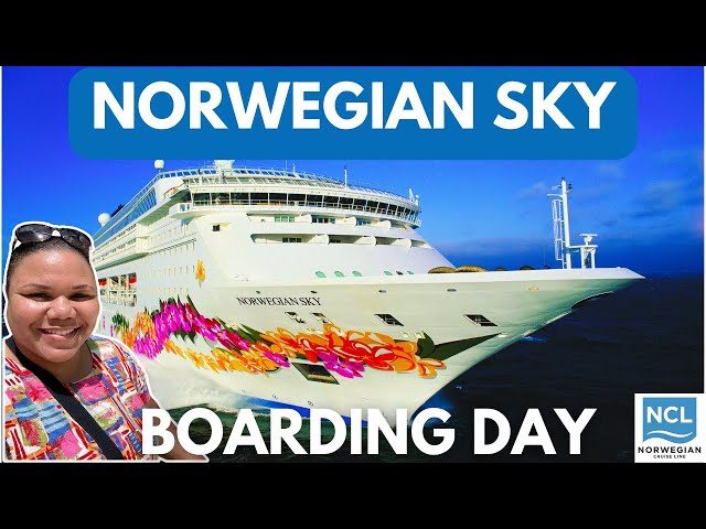 Norwegian Sky Embarkation Day! Ship Tour, Cagney's, Entertainment- NCL  may NOT be for me!