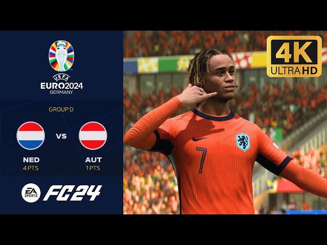 FC 24 - NETHERLANDS VS AUSTRIA | GROUP STAGE | EUFA EURO 2024 [4K]