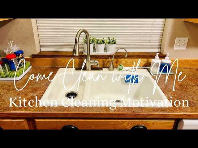 Come Clean with Me - Kitchen Cleaning Motivation - Realistic Cleaning Motivation - Stay At Home Mom