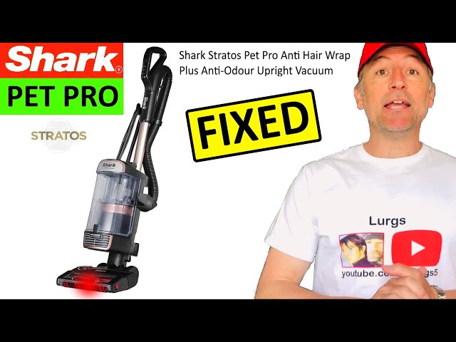 Shark Stratos Pet Pro red light keeps coming on - Shark Vacuum Pet Pro clean soft brushroll blade