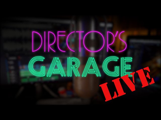 Friday Happy Hour Hangout Live at the Director's Garage.