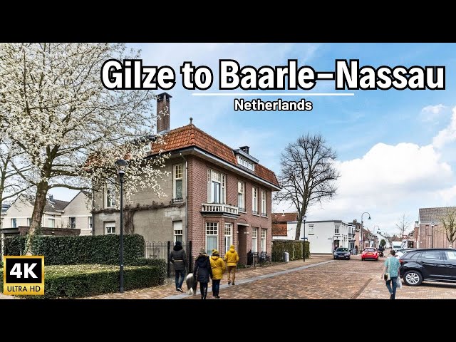 🚴‍♂️Cycling Tour 🇳🇱: Gilze to Baarle-Nassau, Netherlands | The Beauty of Gilze 4K