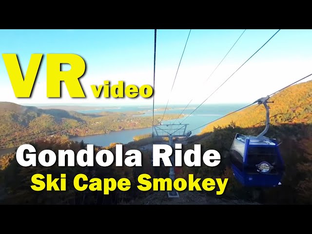 Gondola Ride in VR video, 180 Cabot Trail Cape Breton Ski Cape Smokey