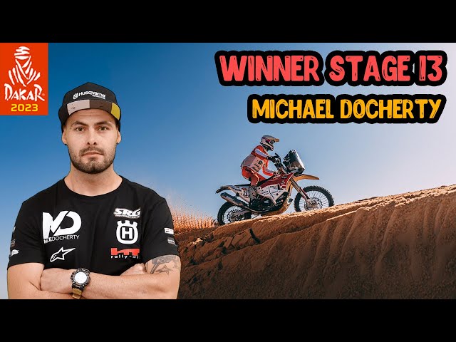 Michael Docherty Winner Dakar 2023 Stage 13 - Toby Price Overall Leader