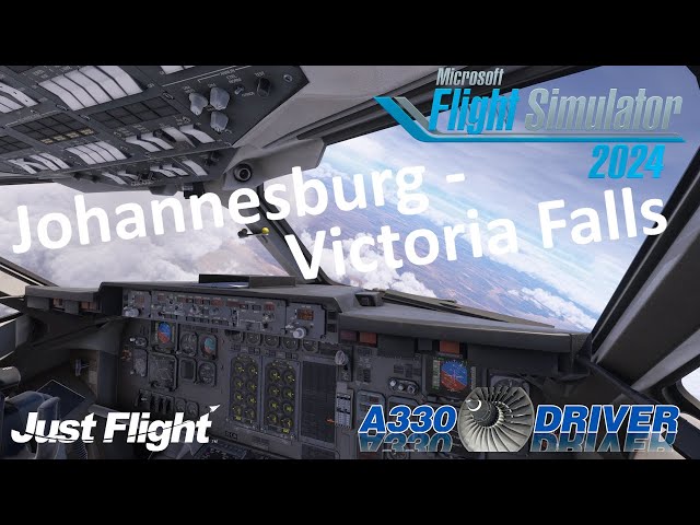 JustFlight Avro RJ | Lovely Flight from Johannesburg to Victoria Falls | Real Airline Pilot