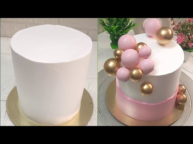 1 Kg Tall Cake Decorating Ideas | Most Satisfying Cake Decoration Ideas | New Trick For Cake Design