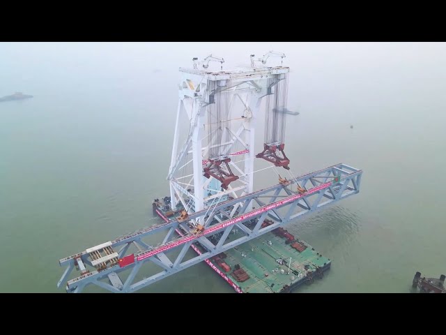 Last span of Bangladesh's biggest Padma Bridge installed