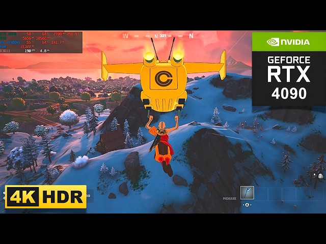 Fortnite Aang Skin : Chapter 6 Season 1| RTX 4090 24GB (4K Maximum Settings RTX ON / DLSS ON)