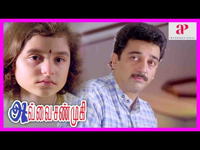 Avvai Shanmugi Tamil Movie Scenes | Kamal and Meena get divorced | Delhi Ganesh | Manivannan