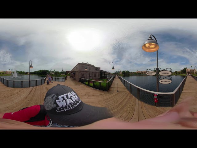 VR 360° - New Three Bridges Walkway at Disney's Coronado Springs Resort | Walt Disney World 2019