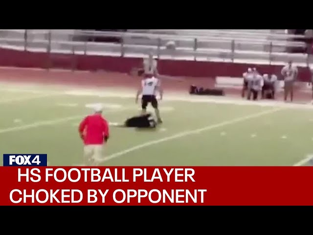 Targeted HS Football Player Attacked And Choked By Opponent.