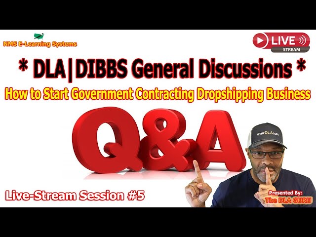 🎯How Amazon Dropship Sellers Can Contract w/ US Military DLA | DIBBS