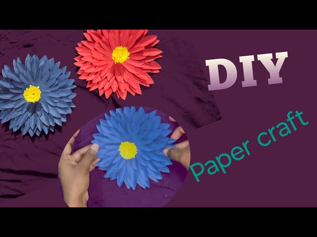 EASY Paper Flowers ❤️DIY paper craft❤️ #shorts